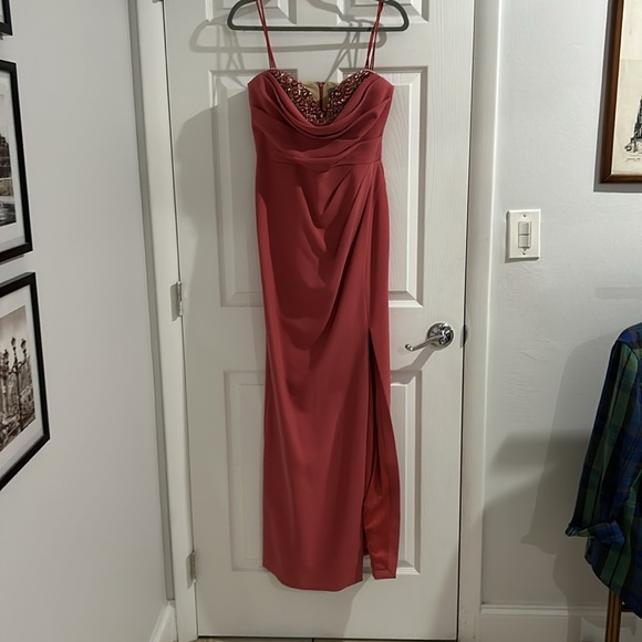 THEIA’s Anastasia Embellished Strapless Gown, 8 once worn for my son’s wedding. - Picture 8 of 14